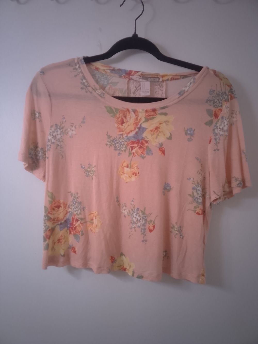Forever 21 Floral Crop Top